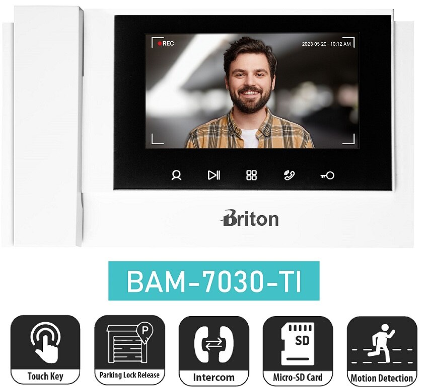 گوشی تصویری برایتون مدل BAM-7030-TI